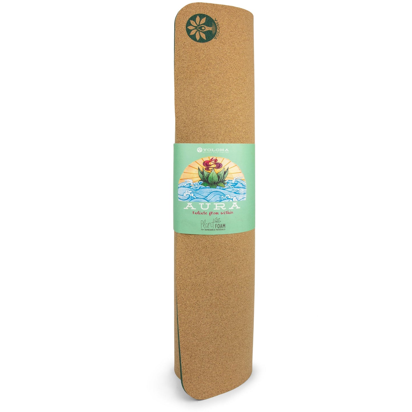 Women Aura Cork Yoga Mat