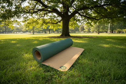 Women Aura Cork Yoga Mat