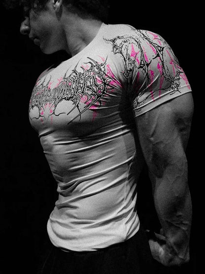 Men's Quick Dry Compression Gym T-shirt