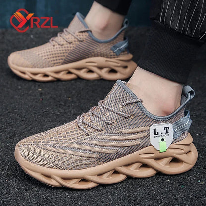 YRZL Black Jogging Shoes