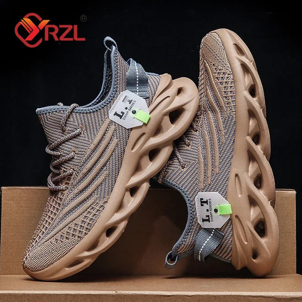 YRZL Black Jogging Shoes