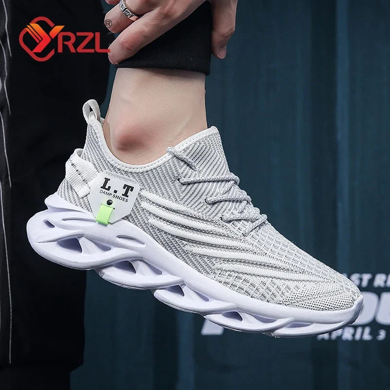 YRZL Black Jogging Shoes