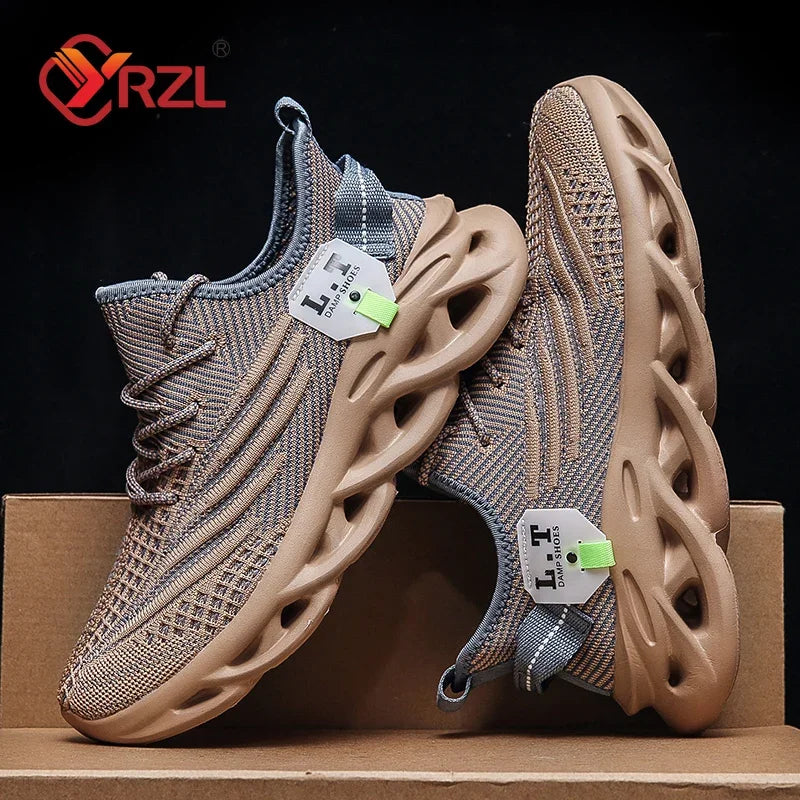 YRZL Black Jogging Shoes